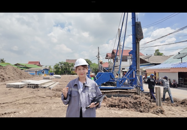 ทีมหน้างาน CS Micropile ลงประเมินหน้างานจริงก่อนเสนอราคา